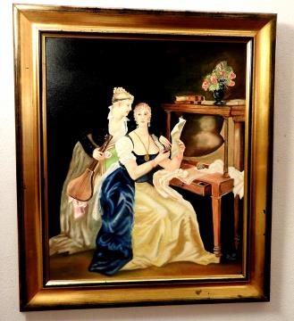 slika_Slika Dekleti s pismom je nastala leta 2000